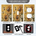 thumbnail image 5 of Switch Panel Switch Decoration 2.76x4.53x0.28 Inches Toggle Switch Switch Plate Wall Plates Living Room Kitchen Bedroom Study Switches Big Yellow Bee, 5 of 8