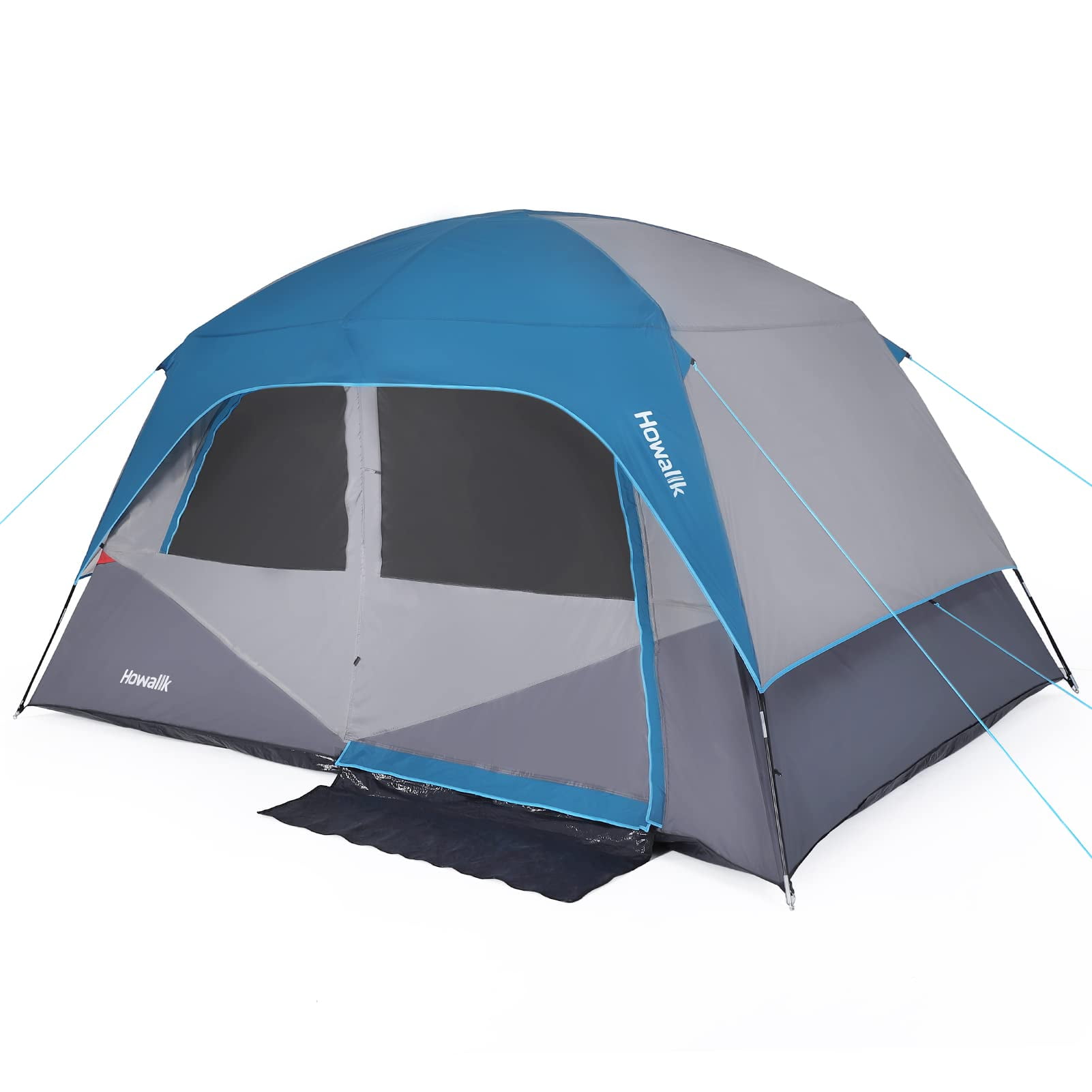 Camping Tent 6 Person, Family Dome Tents, Easy Set Up Large Tent for
