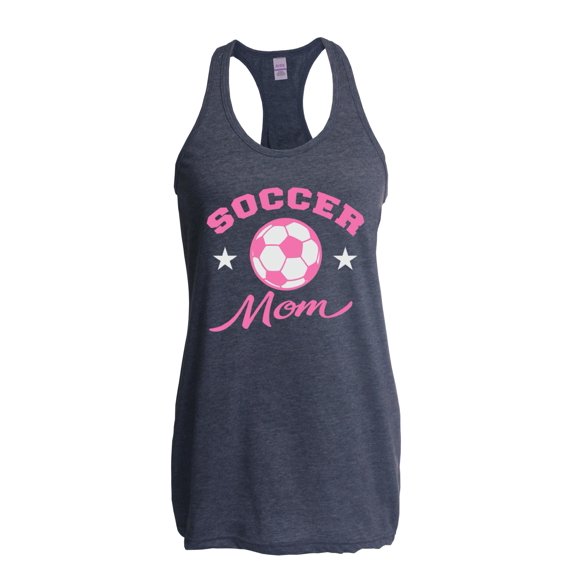 Women's Racerback Tank Top - Soccer Mom