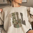 thumbnail image 2 of Fall Patterned Pumpkin Graphic Shirt Autumn Season Apparel Brown, 2 of 10