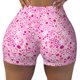 thumbnail image 2 of Fotbe Breast Cancer Awareness2 Shorts Sin Costuras – Shorts Deportivos de Cintura Alta para Mujer, Elásticos para Gimnasio, Yoga, Running o Ciclismo-Large, 2 of 8