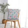 thumbnail image 5 of Pofeuu Colorful Shark Print Double-sided plush pillowcase Square Throw Pillow Covers Pillows Cover for Living Room Bedroom Sofa Couch Cushion Cover（No pillow core）-16"x16", 5 of 7