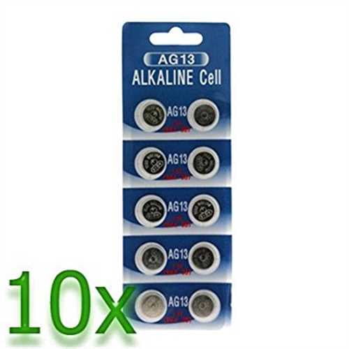 Birugear 100 Ag13 Lr44 Alkaline Button Cell Battery Walmart Com Walmart Com