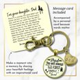 thumbnail image 2 of Dad Gutsy Goodness Bronze Metal Keychain Sentimental You Will Always Be The First Man I Loved Father Adult Male Gift, 2 of 8
