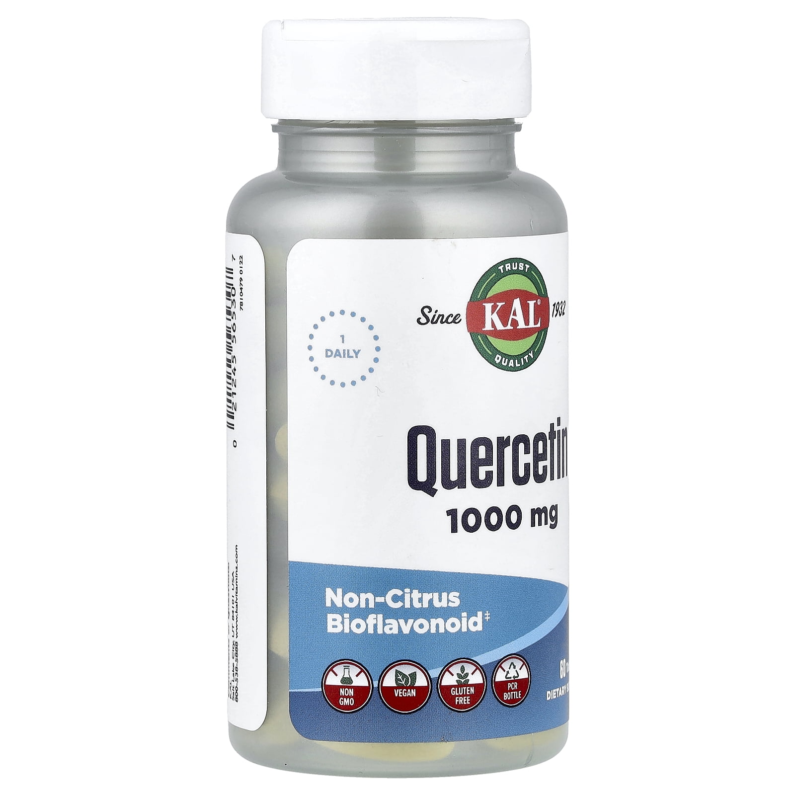 KAL Quercetin, 1,000 mg, 60 Tablets