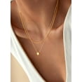 thumbnail image 3 of U7 Mother's Day Gifts for Women 14K Gold Plated Letter Pendant with Sparkle Cubic Zirconia Tiny Heart Letter Initial Y Necklace Choker, 3 of 8