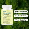 thumbnail image 3 of Curist Cetirizine Hydrochloride 10mg Tablet (365 Count) Allergy Medicine Antihistamine 24 HR Relief of Runny Nose, Sneezing, Itchy Throat, Itchy Eyes, 3 of 8