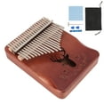 thumbnail image 2 of 21 Keys Kalimba Thumb Piano, Portable Musical Single Board Thumb Piano Instruments with Finger Protectors Suitable for Professional Music Lovers, 2 of 7