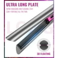 thumbnail image 3 of Hair Straightener and Curling Iron 2 in 1 Flat Iron Hair Straightener Ceramic Extra-Long Plates Straightener and Curler Auto Shut Off Hair Flat Iron Curling Iron,5 Temp. Setting(300℉-450℉) by PRITECH, 3 of 7