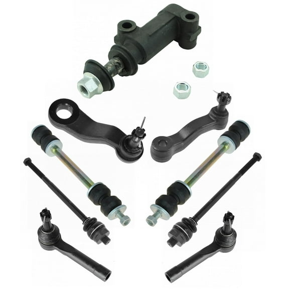 9 Piece Suspension Kit Idler & Pitman Arms Tie Rods Sway Br End Links New PSA65371 Fits select: 1999-2007 CHEVROLET SILVERADO, 2000-2006 CHEVROLET TAHOE