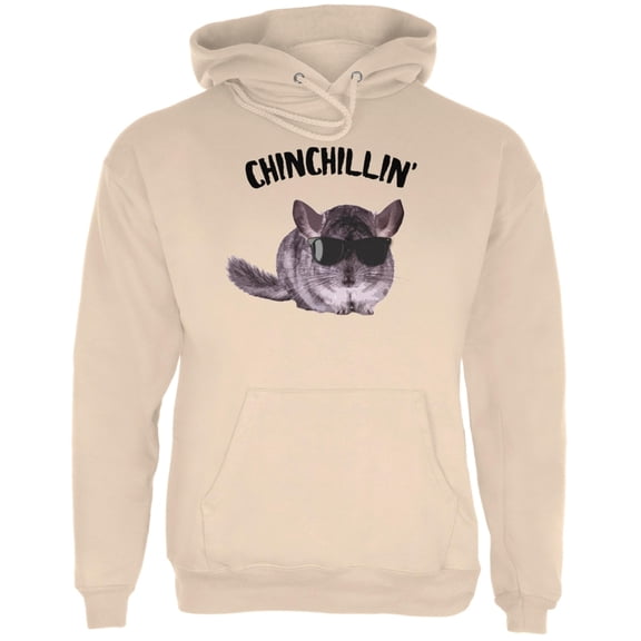 Chinchillin Chinchilla Sand Adult Hoodie