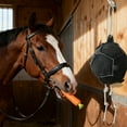 thumbnail image 4 of Jouet Interactif Sphère de Jeu Cheval Stimulation Mentale Jouet Suspendu Activité pour Chevaux et Chèvres Alimentation Anti-Stress Distributeur de Carottes Dispositif d'Enrichissement Intelligent pour Animaux, 4 of 4