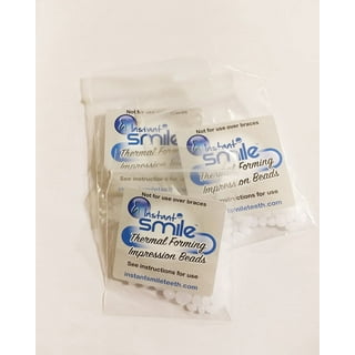 12 Packages of Instant Smile Billy Bob Replacement Thermal Adhesive Fitting  Beads for Fake Teeth