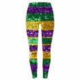 thumbnail image 4 of Xuyuer Women's Carnival 80s Leggings Artistic Splash Printed Buttery Soft Pants High Waisted Seamless Workout Leggings yoga, 4 of 5
