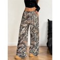 thumbnail image 6 of Michellecmm Women's Wide Leg Camo Pants Lightweight Elastic Waist Camouflage Print Loose Pants Trousers, 6 of 8