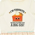 thumbnail image 4 of Inktastic Thanksgiving Big Sis Announcement Girls Toddler Dress, 4 of 5