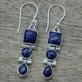 thumbnail image 2 of NOVICA Lapis lazuli dangle earrings, 'Royal Blue Glamour', 2 of 8