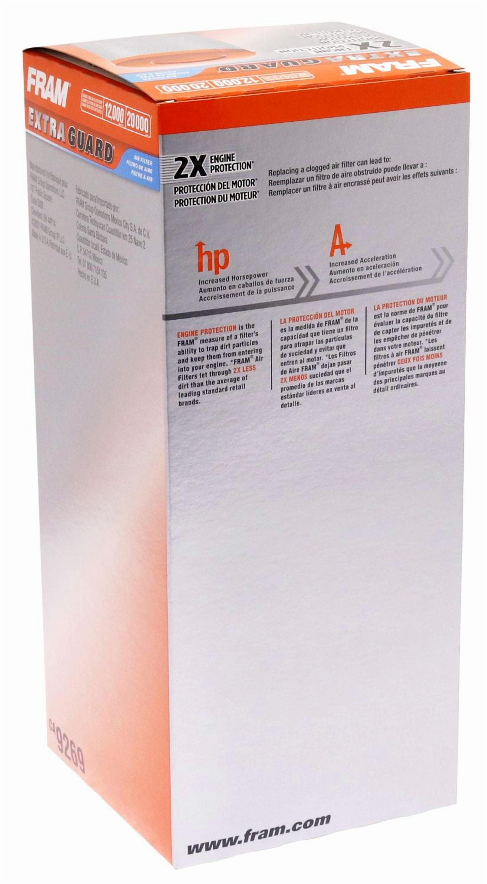 FRAM Extra Guard Filtre à air, CA9269