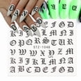 thumbnail image 3 of Personality Python Dark Letter Transfer Nail Sticker, 3 of 5
