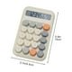 thumbnail image 3 of Fiudx Mini Calculadora Digital, Pantalla Lcd de 8 Dígitos, Diseño de Teclas Redondas, Agarre Cómodo, Elegante Diseño Degradado, Batería de Larga Duración, Uso Doméstico y Escolar, Tamaño Portátil, No, 3 of 7