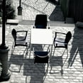 thumbnail image 4 of Compamia Dolce Fauteuil d'Extérieur en Résine avec Accoudoirs, Noir, 4 of 7