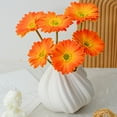 thumbnail image 7 of Yesbay Faux Flower Branch Floral Decoration,Artificial Gerbera Jamesonii with Stem, Fake Silk Flower Home Office Table Centerpiece, 7 of 7
