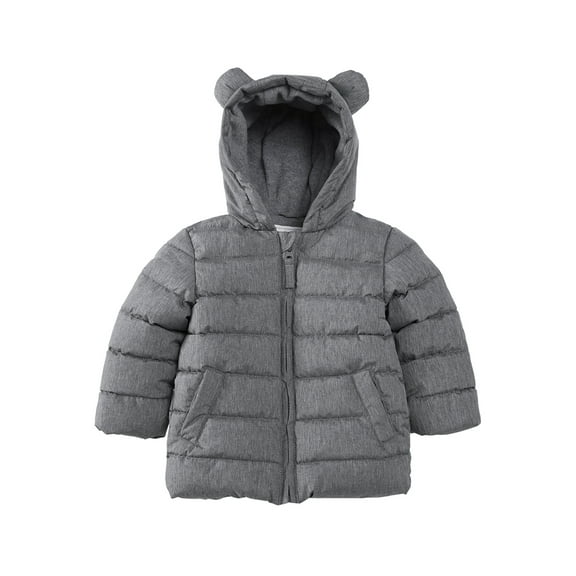 Rokka&Rolla Baby Boys' Fleece Lined Puffer Jacket Winter Coat for Infant Toddler, sizes 6-24 Months