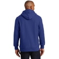 thumbnail image 2 of SPORT-TEK Men's Super Heavyweight Pullover Hooded Sweatshirt 4XL Royal, 2 of 6