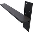 thumbnail image 5 of Ekena Millwork 2 1/2"W x 18"D Floating Steel Heavy Duty Wall Mount, Powder Coated Black, 5 of 10
