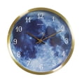 thumbnail image 2 of Reloj de pared Zulema Reloj luminoso a batería dorado, 2 of 7