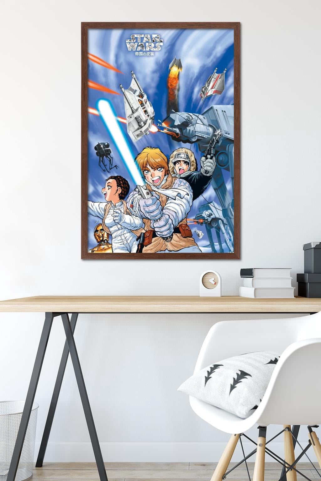 Star Wars: Manga Madness - Hoth Wall Poster, 22.375" x 34" Framed