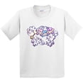 thumbnail image 3 of Inktastic Fluffy Sheep Family Youth T-Shirt, 3 of 5