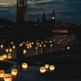 thumbnail image 3 of Toner Depot Floating Paper Lantern Candle Holders, Set of 10, 3 of 7