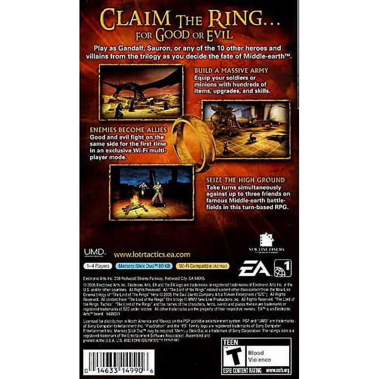 Amazon.com: The Lord of the Rings: Tactics - Sony PSP