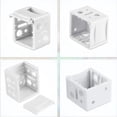 thumbnail image 3 of CIYISON 6/24Pcs Window Blind Mounting Brackets White Box Plastic Blind Headrail Holder, 3 of 11