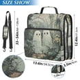thumbnail image 2 of FORMRS Zipper Binder with Shoulder Strap 2-inch Ring 500 Sheet Capacity File Bag, Ghosts Playing in A Garden, 2 of 5