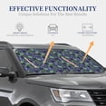 thumbnail image 2 of Lsque Magic Toads in Hats 2 PCS Windshield Sun Shade | CarFoldable Window Covers | Car Accessories Reflect UV for Universal Cars SUV Truck | Small, 2 of 7