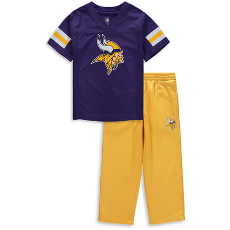 Minnesota Vikings Toddler Training Camp Pants & T-Shirt Set - (Best Camping In Minnesota)