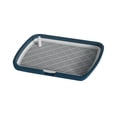 thumbnail image 2 of FITYLE Mesh Training Toilet Potty Tray Dogs Potty Pad Keep Paws and Floors Clean with Tray Mesh Grids Pet Training Toilet for Porch Green, 2 of 10