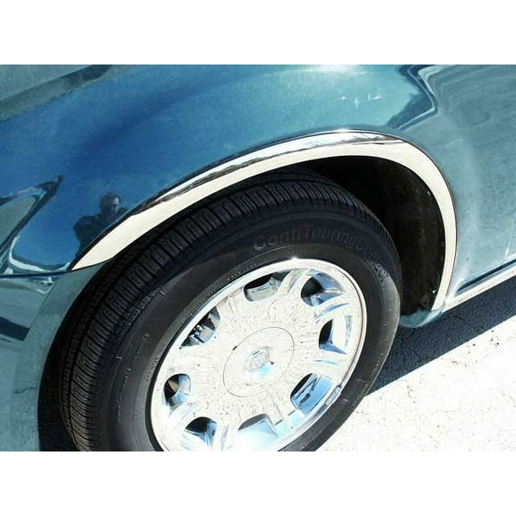 Stainless Steel Fender Trim 4Pc Fits 2005-2008 Dodge Magn. WZ45920 QAA