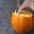 thumbnail image 3 of Yuarrent Cuchillo de pomelo de acero inoxidable, herramienta de cocina esencial para amantes, cuchillo de pomelo 2 en 1 Cocina y Comedor, 3 of 6