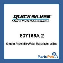 Quicksilver 807166A2 Exhaust Water Shutter Kit
