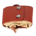 thumbnail image 2 of Qukaim Bolsa de búsqueda de lona, bolsa impermeable de gran capacidad para recoger frutas para forraje de hongos y flores, bolsa de forraje de piel sintética caqui, bolsa de cinturón de Bushcraft, 2 of 5