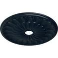thumbnail image 3 of Ekena Millwork 26 3/4"OD x 3 5/8"ID x 1 3/8"P Elsinore Ceiling Medallion (Fits Canopies up to 3 5/8"), Hand-Painted Midnight Dream, 3 of 6