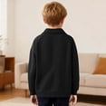 thumbnail image 7 of QNANSPI Boys Casual T Shirts, Long Sleeve Shirts for Boys, Solid Color Soft Short Sleeve Shirts Teen Girls Built-In Bra Active Casual Crewneck Tops 14-19 Years, 7 of 7