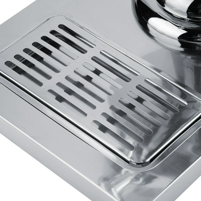 No Electricity Needed Stainless Steel Machine 8L, Hot Cold Beverage Machine with Separable Column for Ice Boiled Water