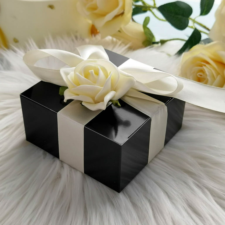 Event Party Supplies Black Gift Wrap Boxes With Lid And Ribbon For Mothers  Day Birthdays Bridal Showers Weddings Baby Showers Bridesmaids Gifts  Valentines Day And More From Angelcheng2013, $2.14