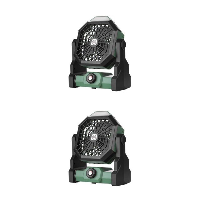 Cateissary Ventilador portátil para acampar de 4 modos, Mini ventiladores de viaje, enfriador de oficina con linterna, dispositivo de Type1 NO1