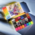 thumbnail image 4 of Face Painting Kit, 42 Colors Body Paint Set Water Soluble Vibrant Colors  for Cosplay, 4 of 8
