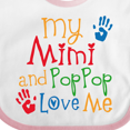 thumbnail image 4 of Inktastic Mimi and Poppop Love Me Boys or Girls Baby Bib, 4 of 4